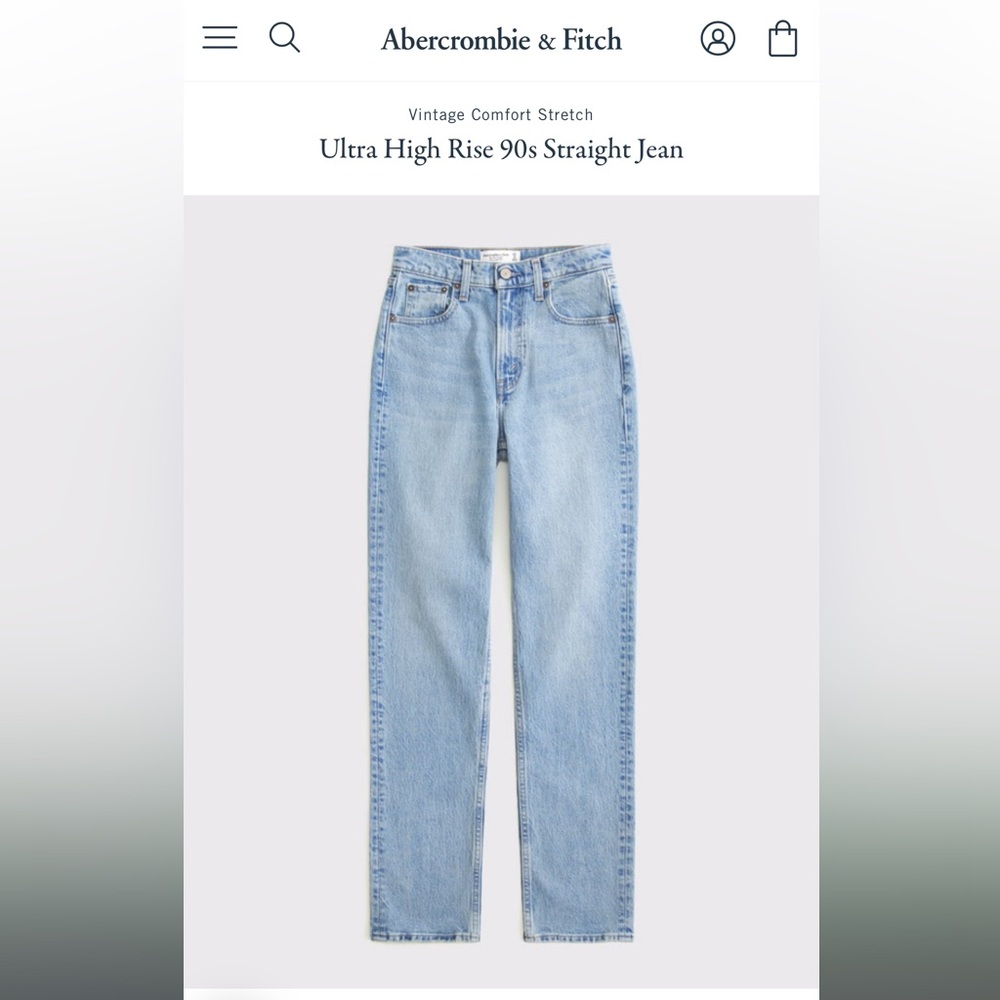 Abercrombie & Fitch Straight Leg Jeans